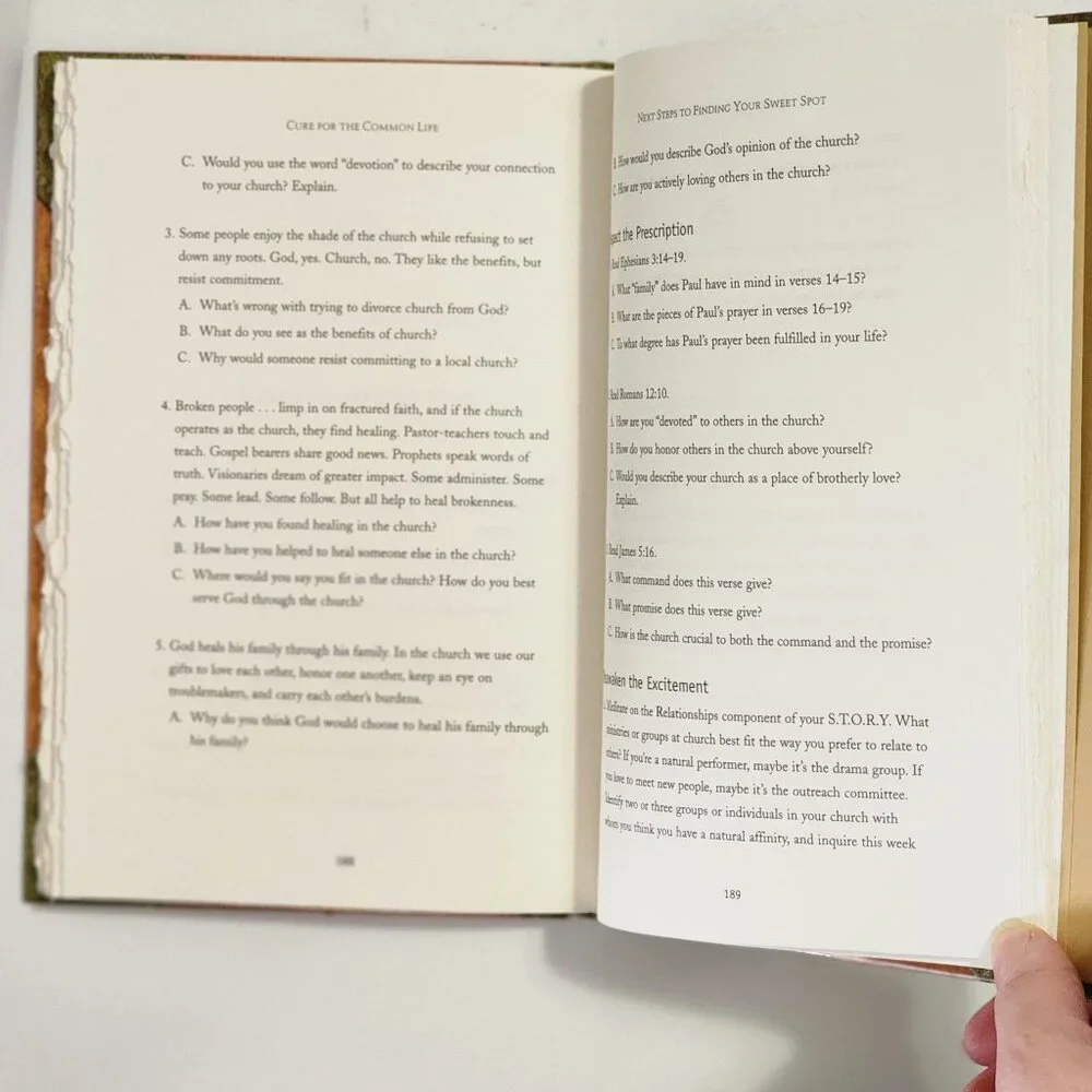 Cure for the Common Life: Living in Your Swet Spot by Max Lucado